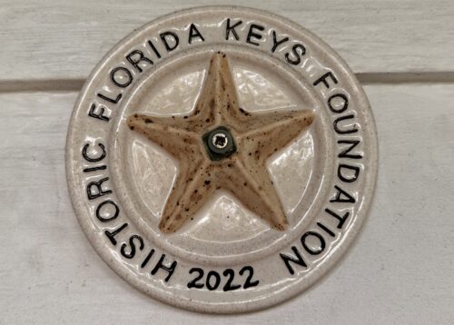 Key West historic ceramic star